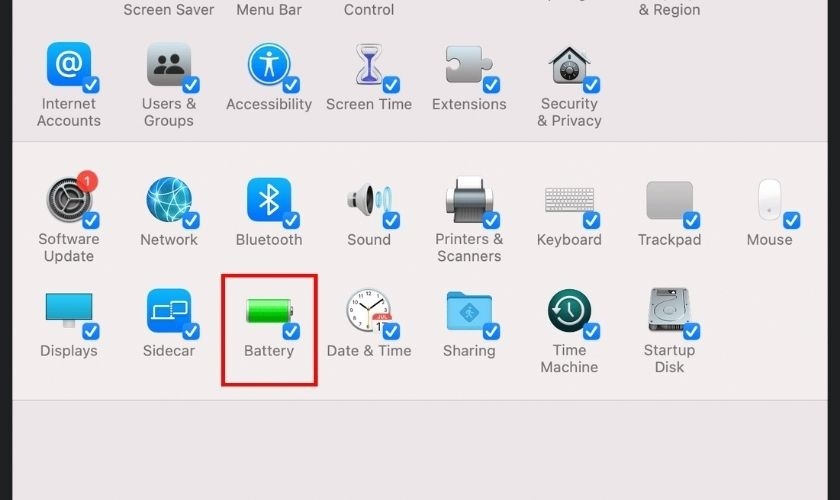 Xem lịch sử sử dụng pin