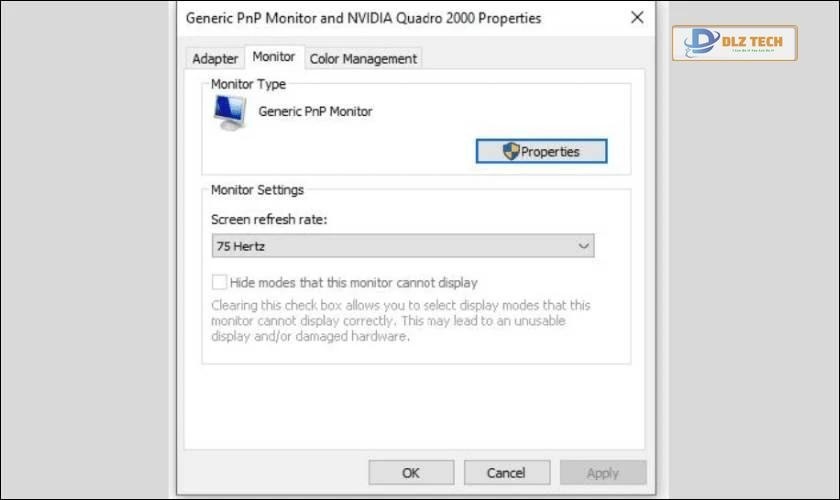 Kiểm tra tần số quét màn hình