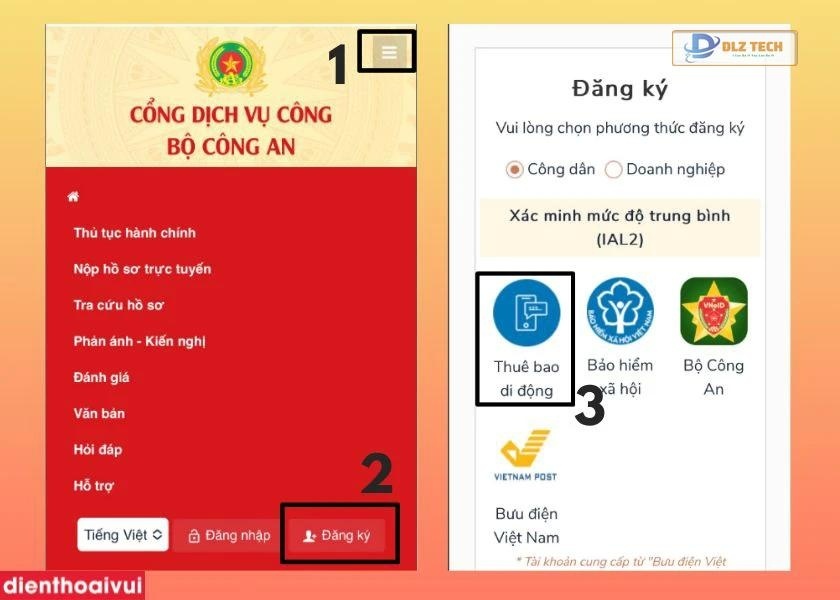căn cước công dân online
