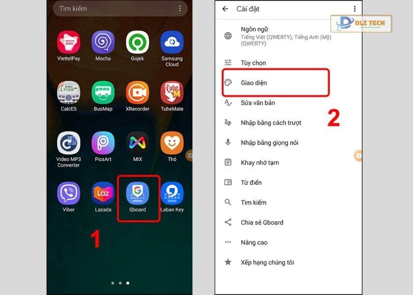 cách làm hình nền bàn phím trên điện thoại samsung
