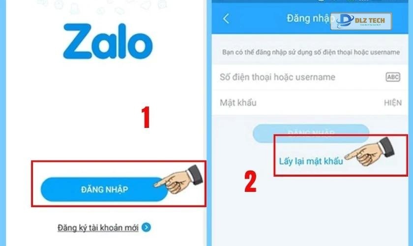 Quên mật khẩu đăng nhập Zalo và cách lấy lại trên điện thoại