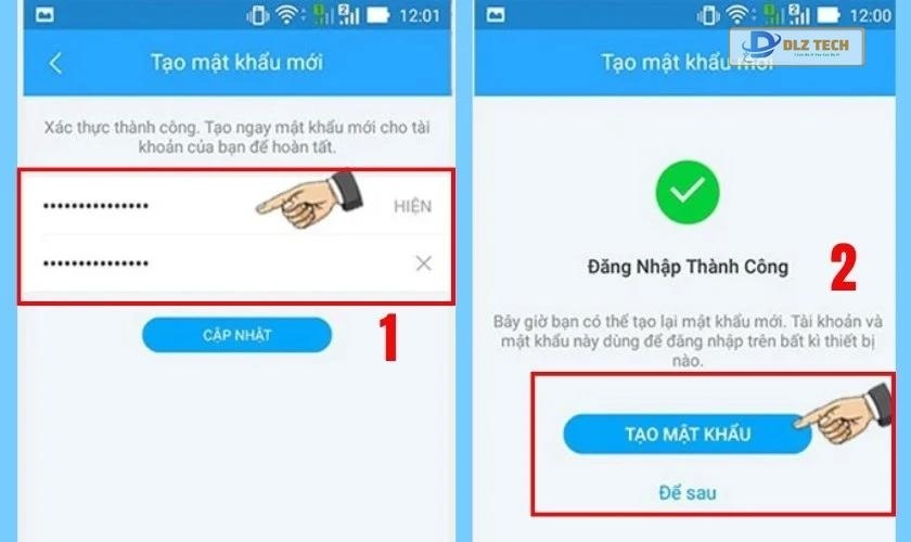 Cách lấy lại mật khẩu Zalo khi quên pass trên điện thoại iPhone, Android
