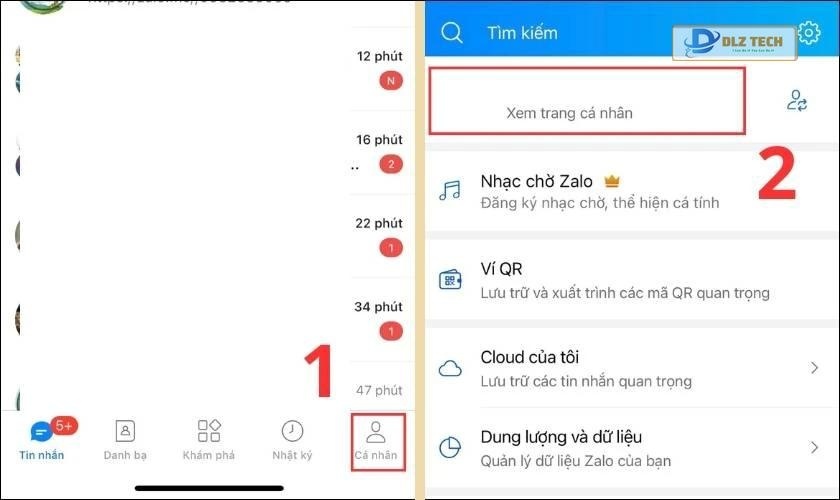 Chia sẻ Zalo cá nhân bằng mã QR