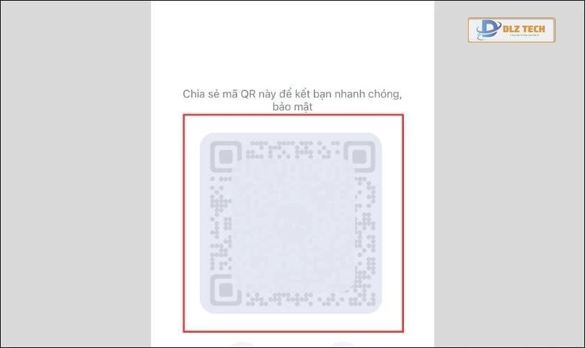 Chia sẻ mã QR của bạn để người khác quét