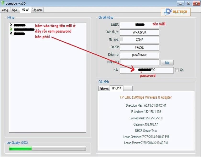Cách lấy mật khẩu wifi hàng xóm trên máy tính bằng các phần mềm