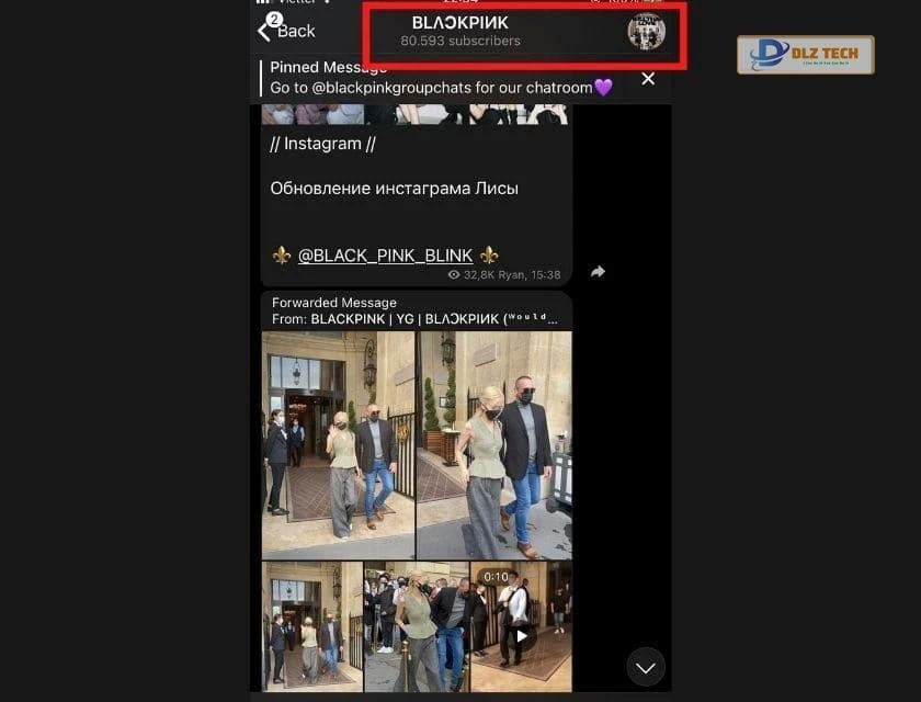 Cách lấy Telegram link trên điện thoại