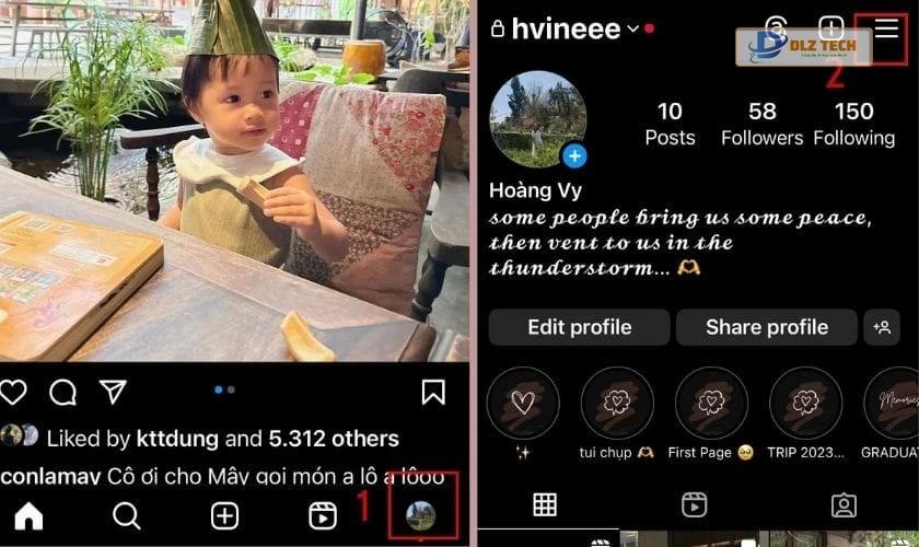 Hủy liên kết Instagram với Facebook