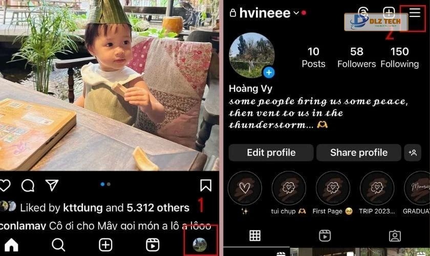Cách liên kết Instagram với Facebook trên điện thoại