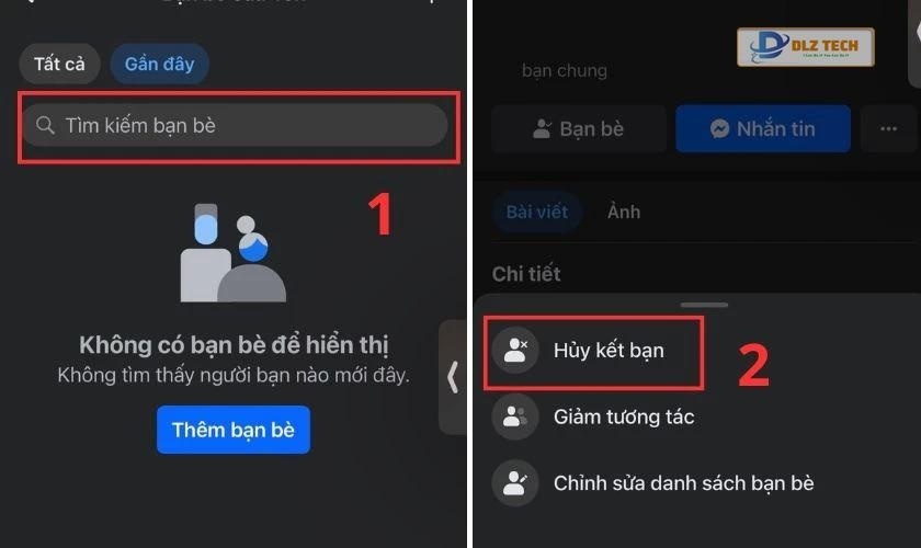 Lọc và xóa bạn bè trên Facebook