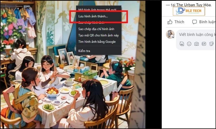 Cách lưu ảnh trên máy tính từ Facebook