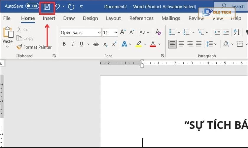 Tải tài liệu về máy bằng chức năng Save trong Word
