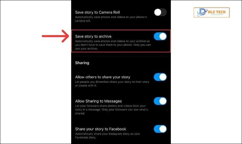 Nhấn chọn mục Lưu tin vào kho lưu trữ