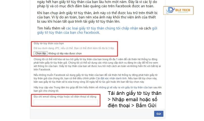 Xác minh danh tính với giấy tờ tùy thân