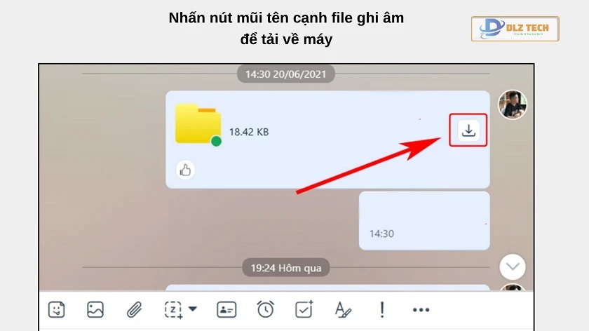 nhấp vào nút này để tải file