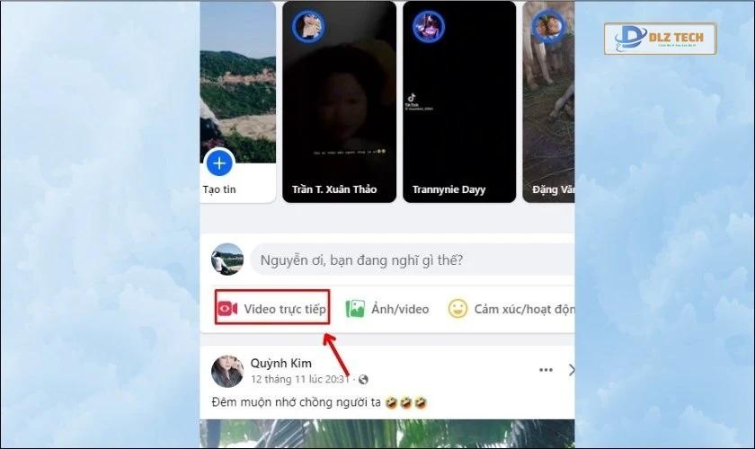 Cách ghim bình luận trên livestream Facebook trên máy tính 