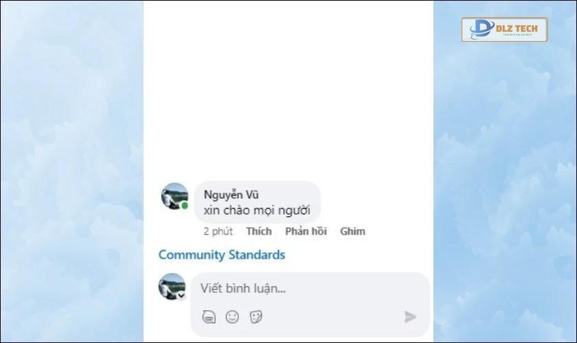 Nhấn giữ bình luận rồi bạn chọn mục Bỏ ghim bình luận