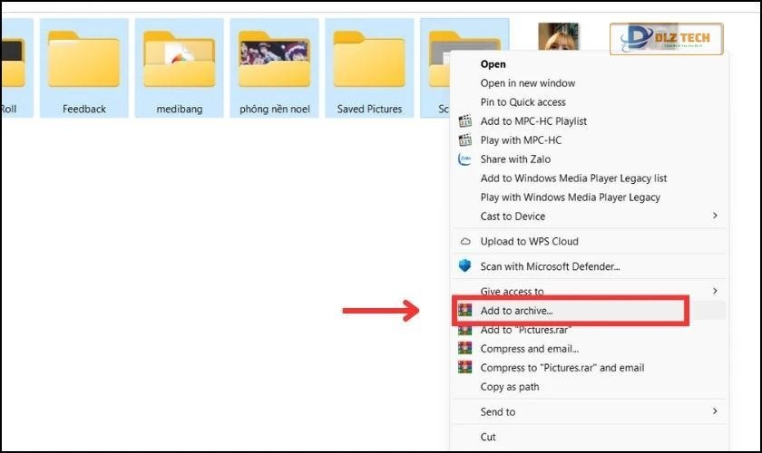 Hướng dẫn cách nén file RAR trên Win 11