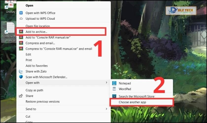 Hướng dẫn giải nén file RAR trên Win 11