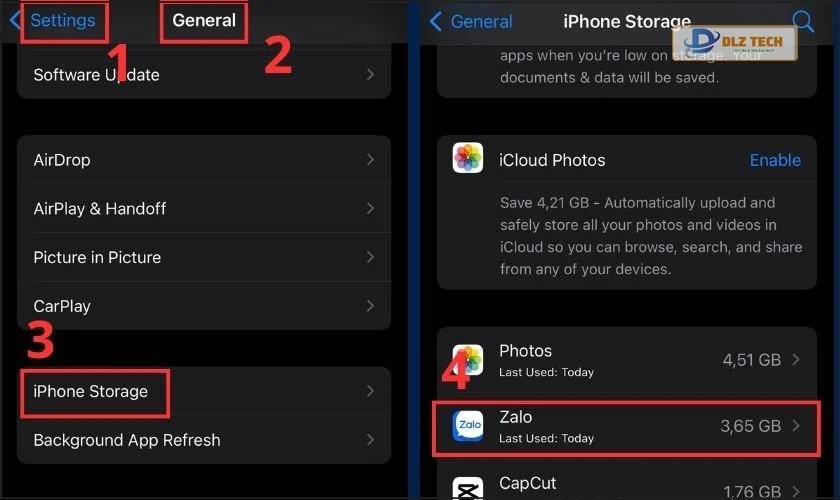 Làm sao biết Zalo đang chiếm bao nhiêu dung lượng bộ nhớ trên điện thoại?