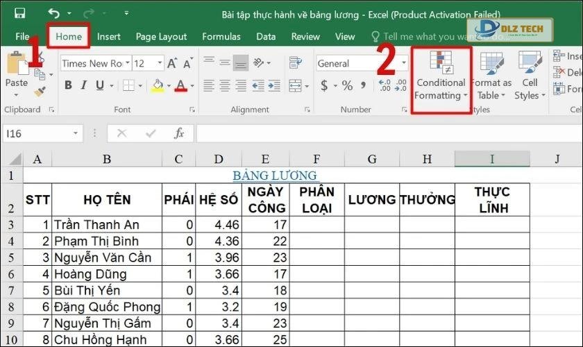 Xóa định dạng có điều kiện