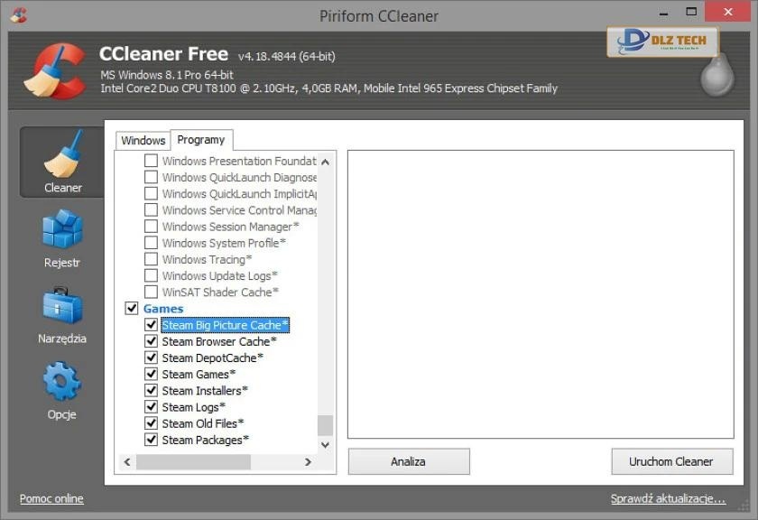 Xóa Avast Free Antivirus bằng CCleaner