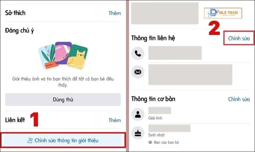 Cách xóa Gmail trên Facebook bằng điện thoại