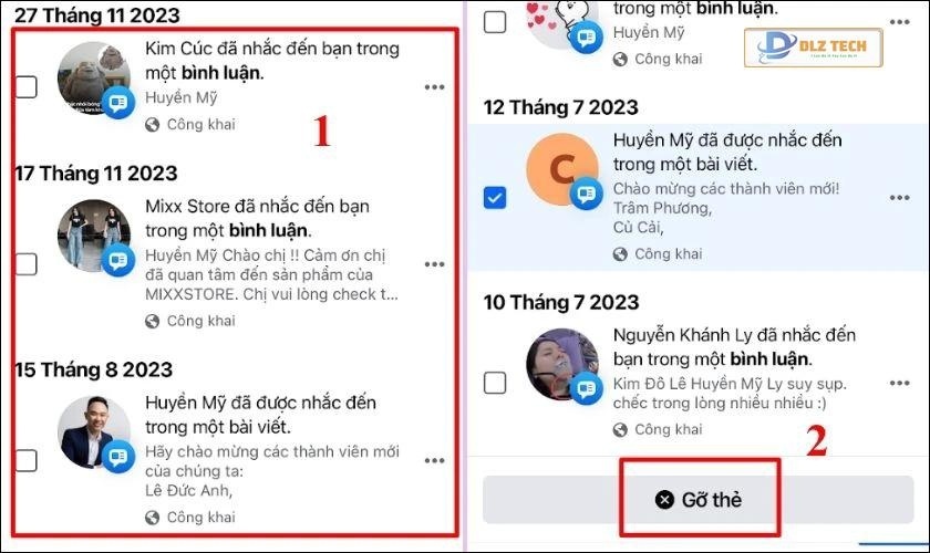 Có cách gỡ bỏ gắn thẻ hàng loạt trên Facebook không?