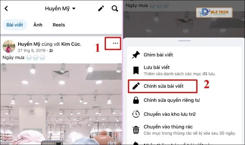 Cách gỡ bỏ gắn thẻ tên người khác trong bài đăng trên Facebook