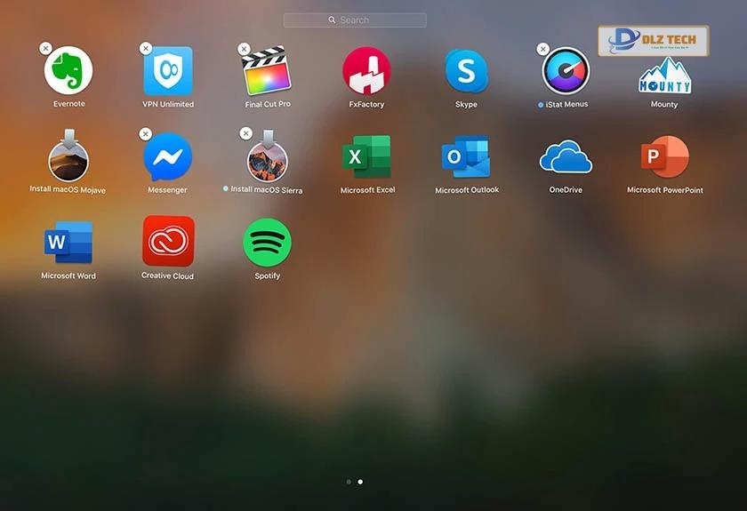 Gỡ, xóa ứng dụng trên Mac, Mac Os trên LauchPad