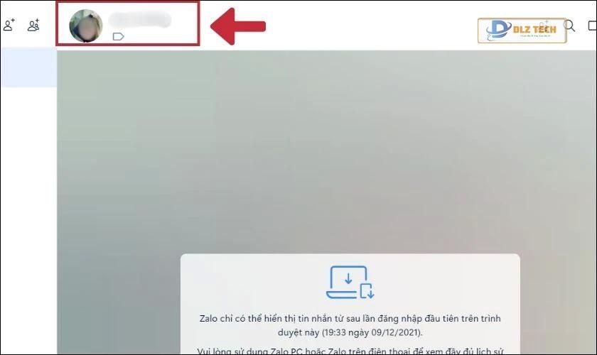 Bạn nhấn vào ảnh đại diện của người đó