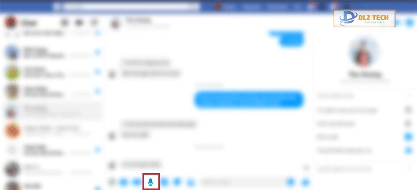 Gửi tin nhắn hội thoại trên Messenger Voice trên máy tính