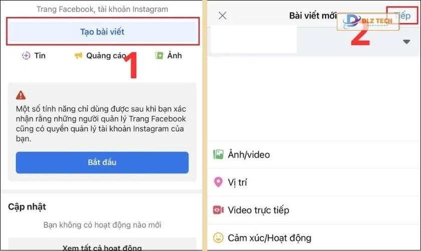 Cách hẹn giờ đăng bài trên Facebook bằng điện thoại