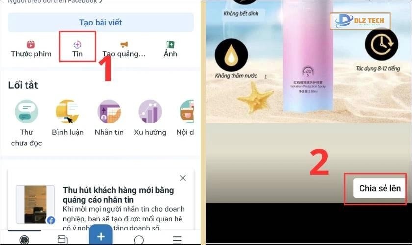 Cách hẹn giờ đăng tin story trên Facebook bằng điện thoại