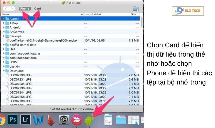Kết nối Android và Macbook