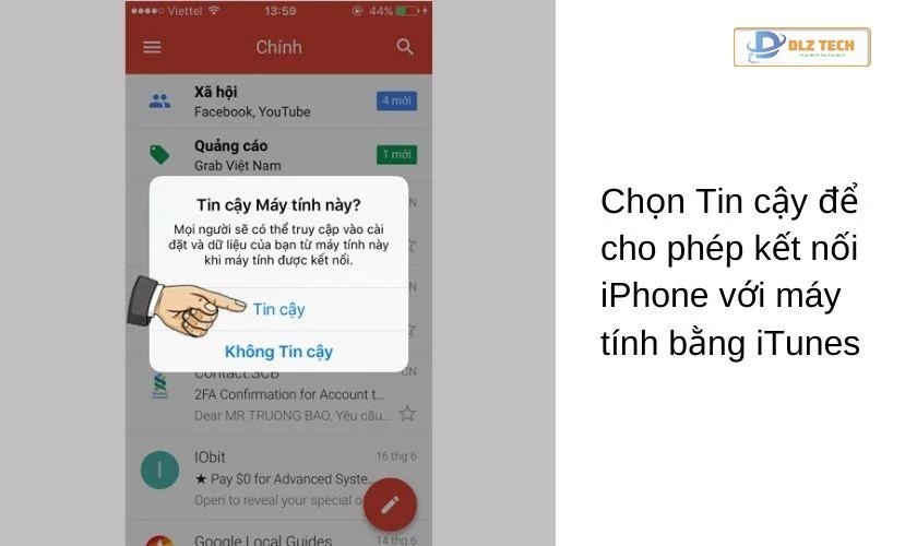 Cách kết nối iPhone với máy tính Win 10 bằng iTunes