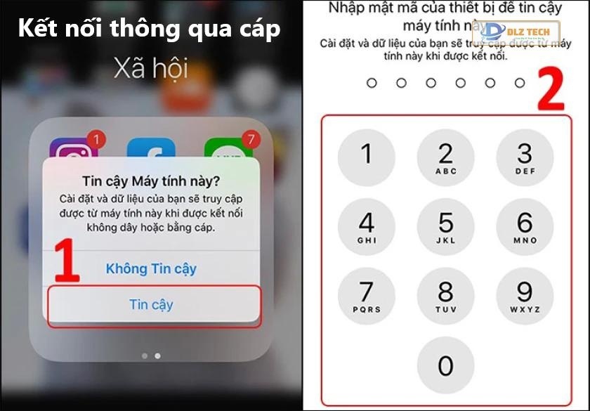 sử dụng cáp USB-C