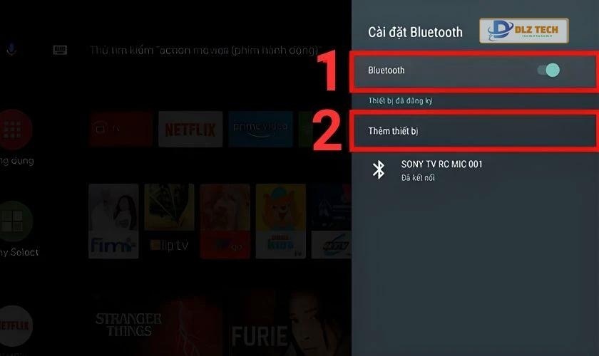 Chọn tên thiết bị laptop cần kết nối với tivi