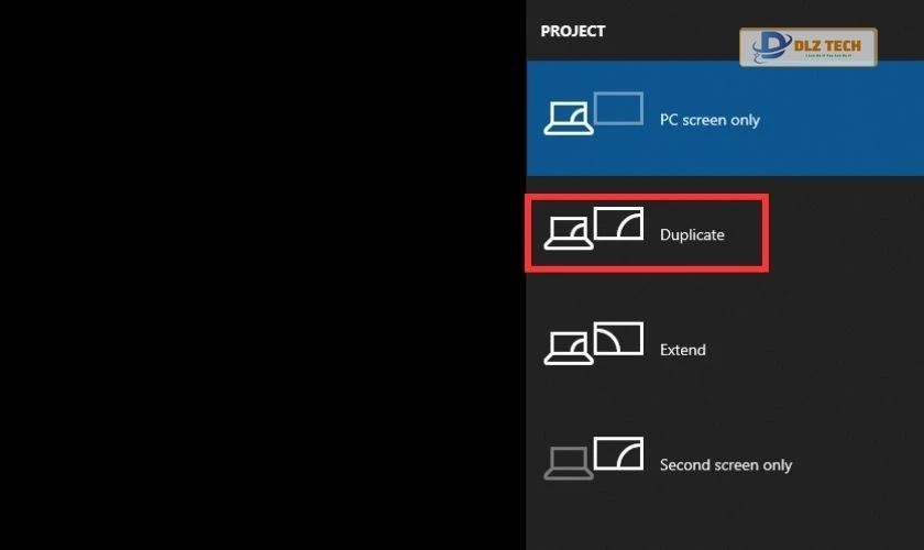Chọn chế độ trình chiếu