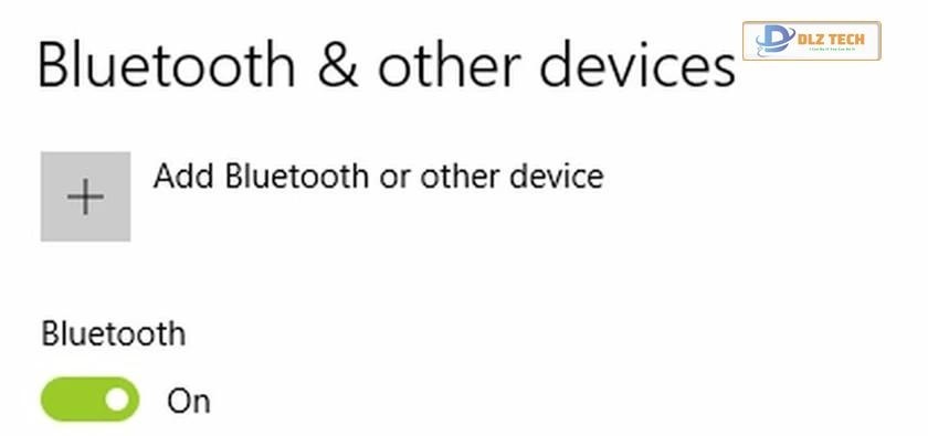 Chọn vào biểu tượng bluetooth để kích hoạt On