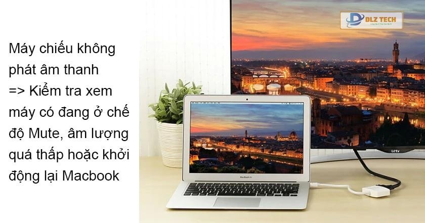 máy chiếu không phát âm thanh khi trình chiếu video