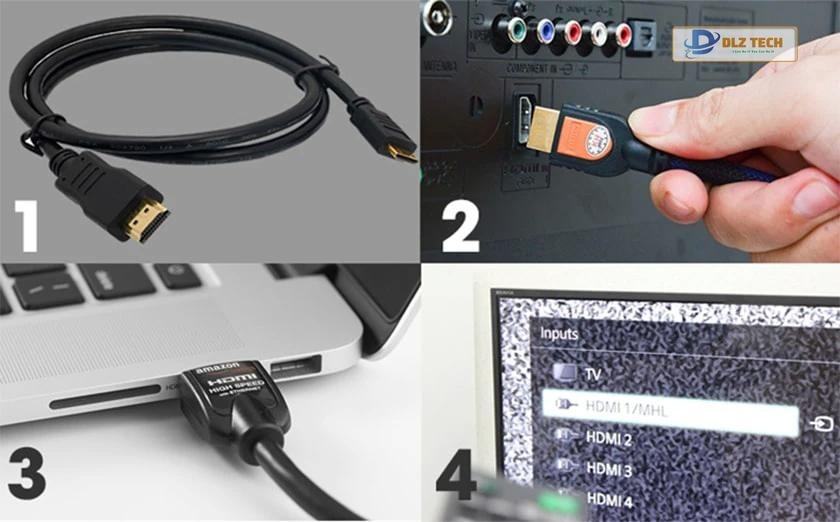 Cách kết nối Macbook với tivi qua cổng HDMI