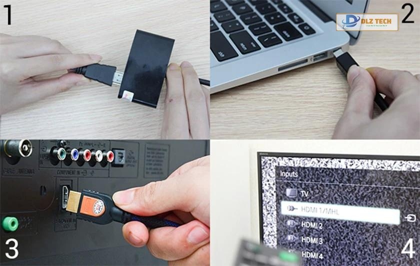 Cách kết nối macbook với tivi qua cổng hdmi