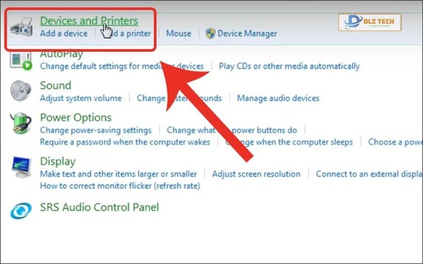 Cách kết nối máy in với máy tính win 7 qua Control Panel