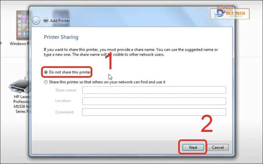 Cách kết nối máy in với máy tính win 7 qua Control Panel