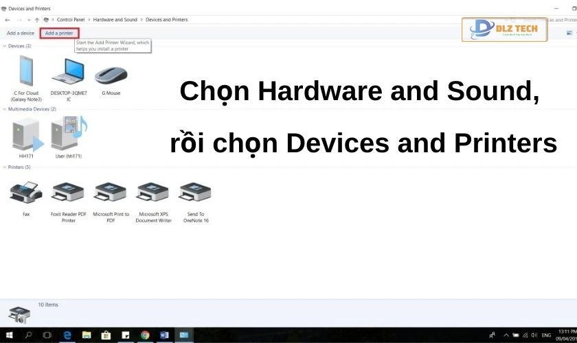 Cách kết nối máy tính với máy in qua wifi?
