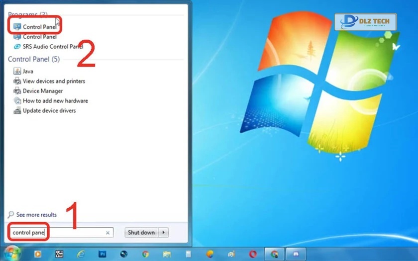 Cách kết nối máy in với máy tính win 7 qua Control Panel