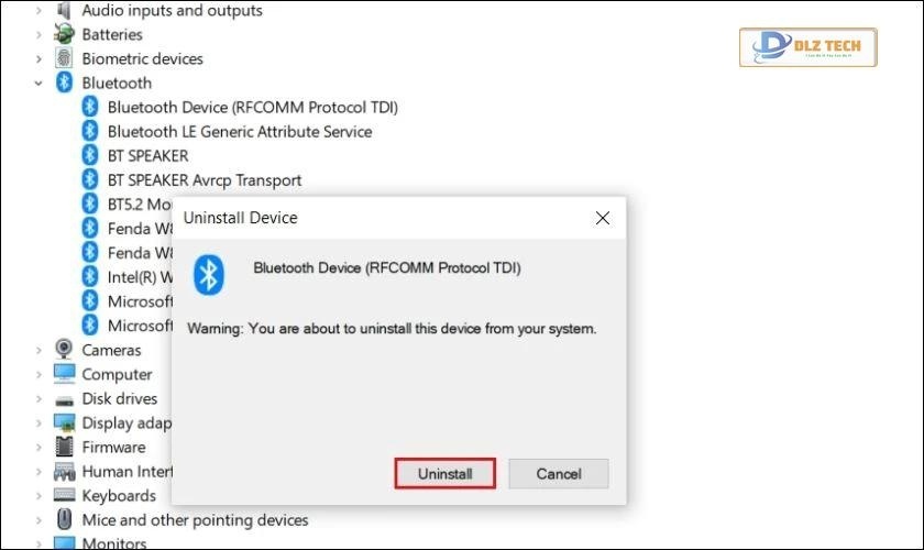 Gỡ Driver Bluetooth