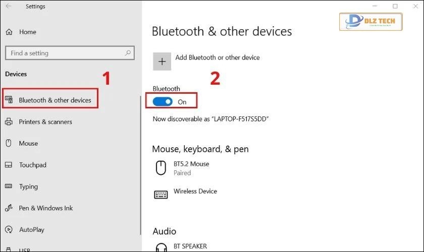 Kiểm tra xem Bluetooth có bật hay không