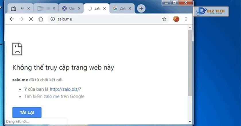 Zalo không đăng nhập được