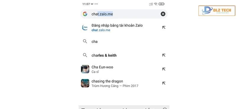 Đăng nhập Zalo trên điện thoại